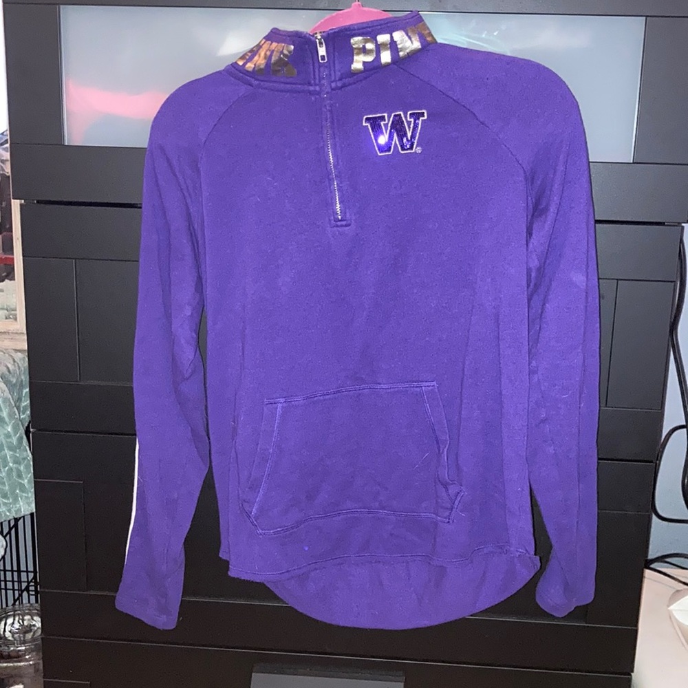 Pink university of Washington hoodie